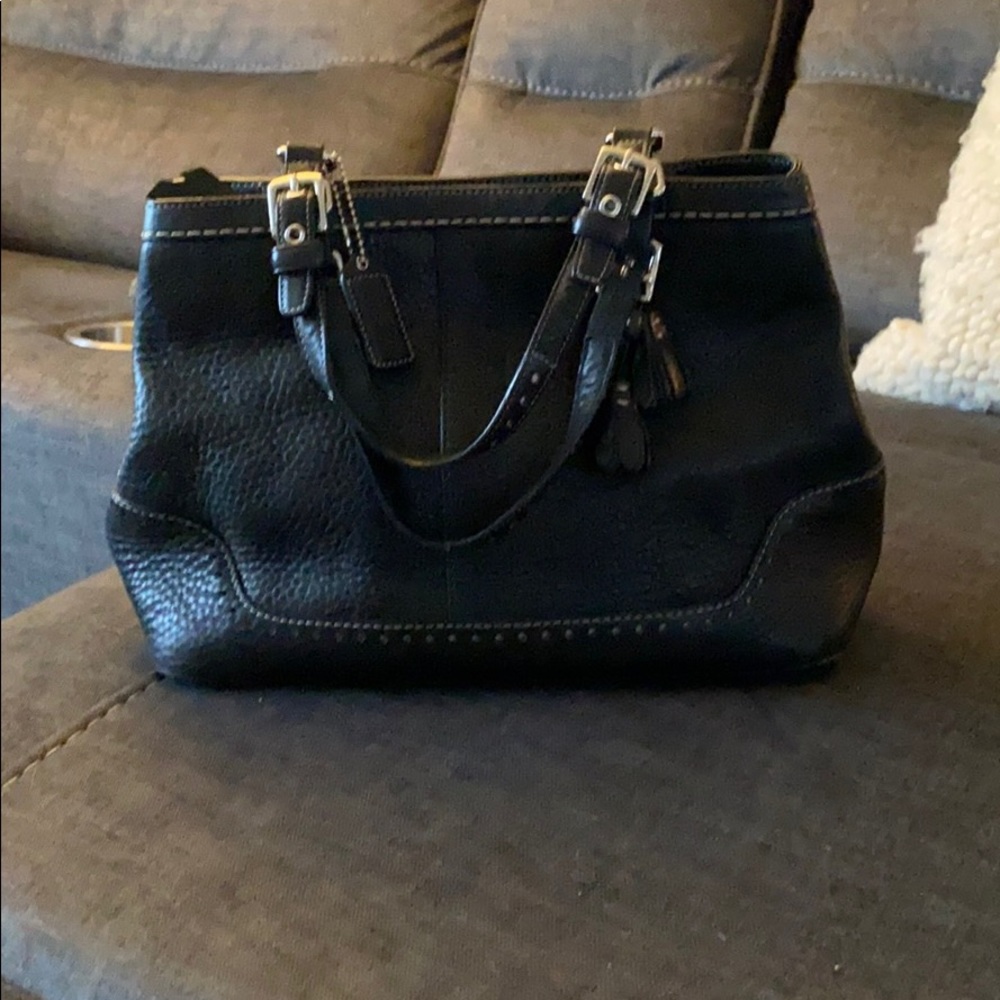 Coach leather bag